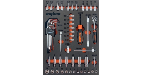 Набор головок торцевых Ombra OMT54STE, 1/4