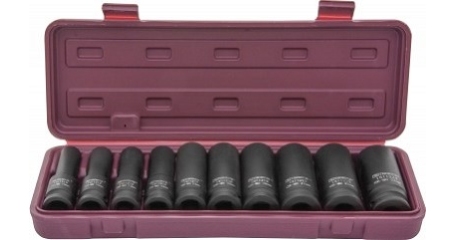 Набор головок торцевых ударных глубоких 1/2
