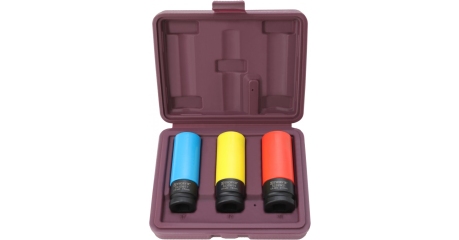 Набор головок торцевых ударных глубоких для легкосплавных колесных дисков Thorvik S23SW3S (1/2"DR, 17,19,21 мм, 3 предмета)