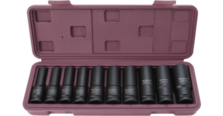 Набор головок торцевых ударных глубоких Thorvik S23S2110S (1/2"DR, 10-24 мм, 10 предметов Thorvik)