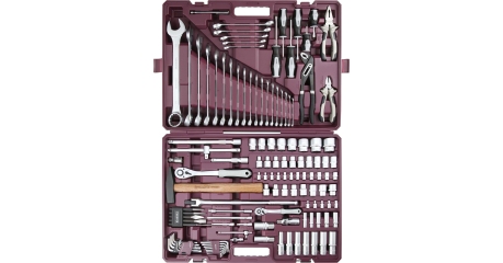 Набор инструмента универсальный Thorvik TS127 (1/4, 1/2"DR, 127 предметов)"""