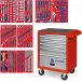 Тележка инструментальная с набором инструментов 