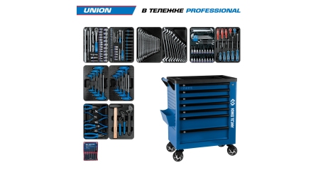 Набор инструментов UNION в тележке KING TONY 9G38-000MR (173 предмета)