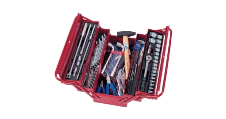 Набор инструментов универсальный, раскладной ящик, 103 предмета KING TONY 902-103MR