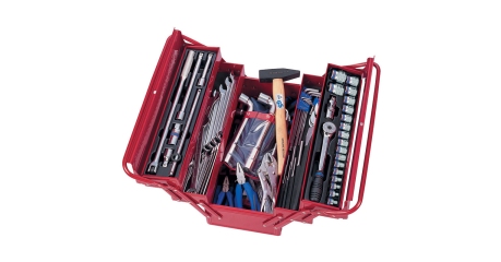 Набор инструментов универсальный, раскладной ящик, 103 предмета KING TONY 902-103MR