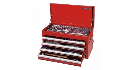 Набор инструментов универсальный, выдвижной ящик, 219 предметов KING TONY 911-000CR