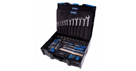 Набор инструментов универсальный KING TONY 9052-002MRV, пластиковый ящик, 112 предметов