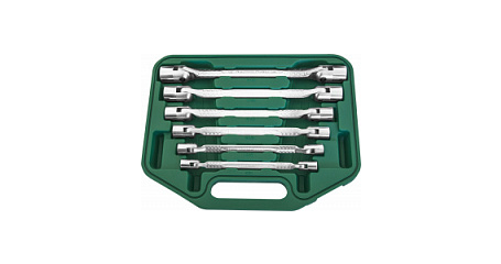 Набор карданных ключей JONNESWAY W43A106S (8-19 мм, 6 предметов)