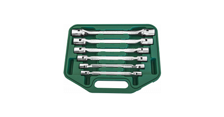 Набор карданных ключей JONNESWAY W43A106S (8-19 мм, 6 предметов)