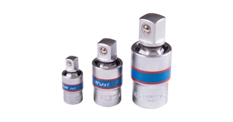 Набор карданов шаровых KING TONY 9113PR, 1/4", 3/8", 1/2", 3 предмета