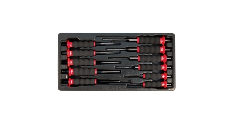 Набор KING TONY 9-1011GP выколоток, бородков и кернеров, ложемент, 11 предметов