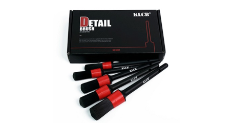 Набор кистей для детейлинга №10-18, 5 шт, KLCB KA-G034