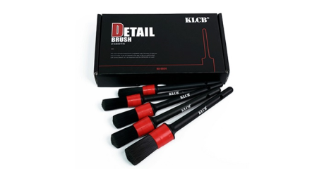 Набор кистей для детейлинга №10-18, 5 шт, KLCB KA-G034