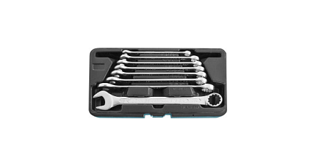 Набор ключей гаечных комбинированных с профилем JONNESWAY W84108S (SUPER TECH в кейсе, 8-19 мм, 8 предметов)