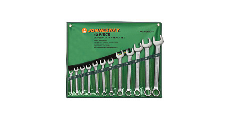 Набор ключей гаечных комбинированных в сумке JONNESWAY W26112SA (10-32 мм, 12 предметов)