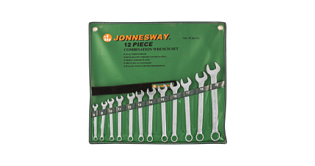 Набор ключей гаечных комбинированных в сумке JONNESWAY W26112S (8-22 мм, 12 предметов)