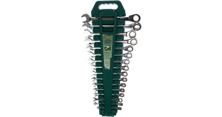 Набор ключей комбинированных трещоточных JONNESWAY W45516S (16 предметов)