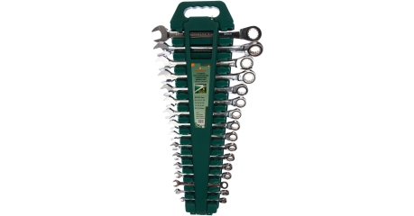 Набор ключей комбинированных трещоточных JONNESWAY W45516S (16 предметов)