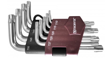 Набор ключей торцевых TKS9S TORX® коротких, Т10-T50