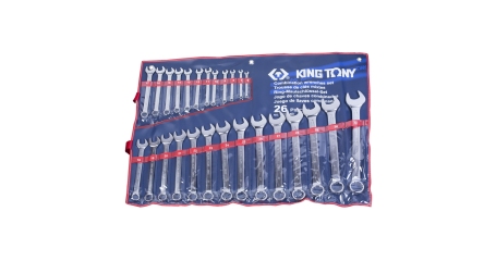 Набор комбинированных ключей, 6-32 мм, 26 предметов KING TONY 1226MR