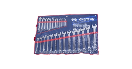 Набор комбинированных ключей, 6-32 мм, 26 предметов KING TONY 1226MR