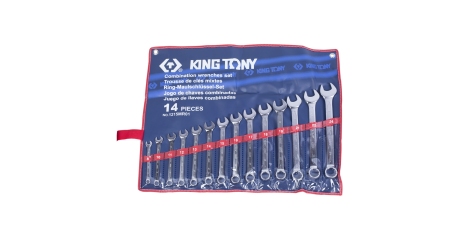 Набор комбинированных ключей, 8-24 мм, 14 предметов KING TONY 1215MR01