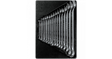 Набор комбинированных ключей, ложемент, 16 предметов KING TONY 9-1216MR03