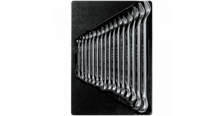 Набор комбинированных ключей, ложемент, 16 предметов KING TONY 9-1216MR03