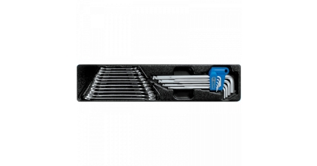 Набор комбинированных ключей и шестигранников, ложемент, 20 предметов KING TONY 9-90120MR