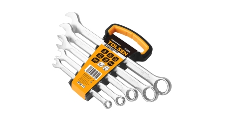 Набор комбинированных ключей 8-19 мм 5 предметов TOLSEN TT15886