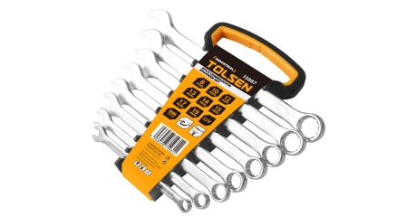 Набор комбинированных ключей 8-19 мм 8 предметов TOLSEN TT15887