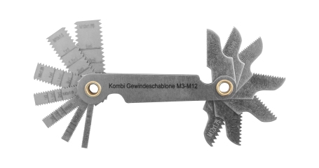 Набор комбинированных резьбовых шаблонов Thorvik PG14SC, 14 предметов