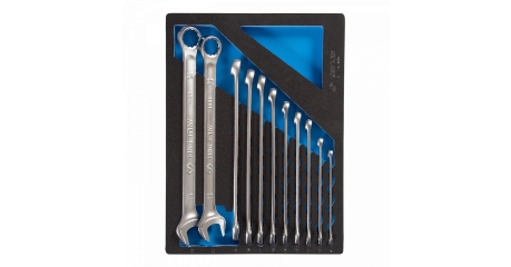 Набор комбинированных удлиненных ключей KING TONY 9-12A1MRV, ложемент, 11 предметов