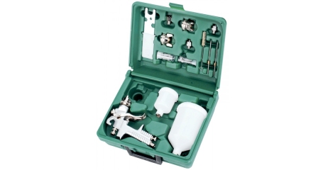 Набор краскопульт JONNESWAY JA-6111 и аксессуары к нему, 15 предметов