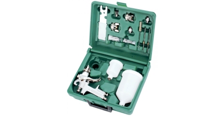 Набор краскопульт JONNESWAY JA-6111 и аксессуары к нему, 15 предметов