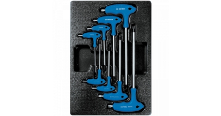 Набор L-образных ключей TORX, ложемент, 8 предметов KING TONY 9-22308PR