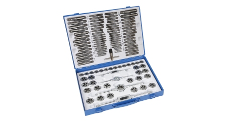 Набор метчиков и плашек Car-Tool CT-W0110 (110 предметов, М2-М18, метрическая резьба)