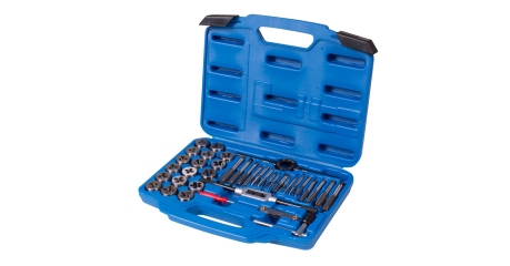 Набор метчиков и плашек SK5 M3-M12, кейс, 39 предметов KING TONY 12939MQ1