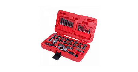 Набор метчиков и плашек SK-5 M3-M12, кейс, 40 предметов МАСТАК 351-00040C