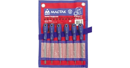 Набор надфилей МАСТАК 311-06P, 6 предметов