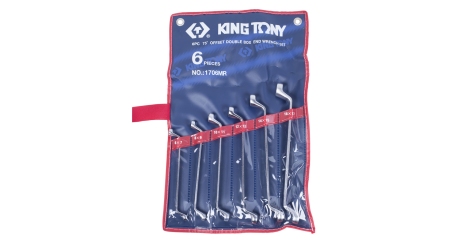 Набор накидных ключей, 6-17 мм, 6 предметов KING TONY 1706MR