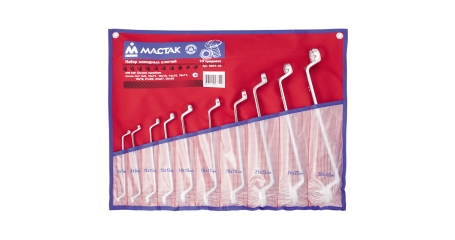 Набор накидных ключей, 6-32 мм, 10 предметов МАСТАК 0231-10P