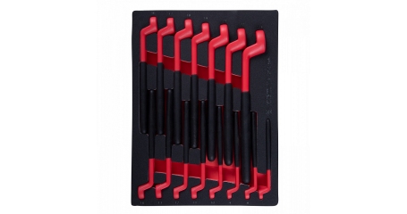 Набор накидных диэлектрических ключей KING TONY 9-12FVG15MRV, 7-24 мм, ложемент, 15 предметов