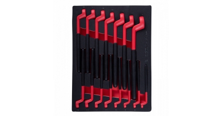 Набор накидных диэлектрических ключей KING TONY 9-12FVG15MRV, 7-24 мм, ложемент, 15 предметов