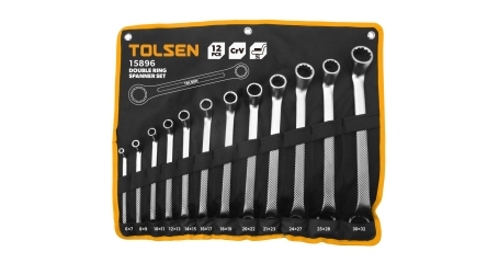 Набор накидных ключей 6-32 мм 12 предметов TOLSEN TT15896