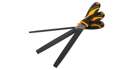 Набор напильников "GRIPro" 200 мм 3 предмета TOLSEN TT32033