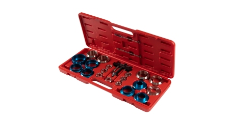 Набор оправок для монтажа и демонтажа сальников, 27-58 мм, кейс, 22 предмета МАСТАК 103-80022C