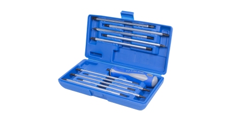 Набор отвертка со сменными вставками (битами), 11 предметов KING TONY 32518MR01