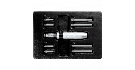 Набор отвертка ударная 5/16" с принадлежностями, ложемент, 10 предметов KING TONY 9-4128FR