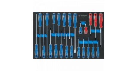 Набор отверток, ложемент, 24 предмета KING TONY 9-31124MRV